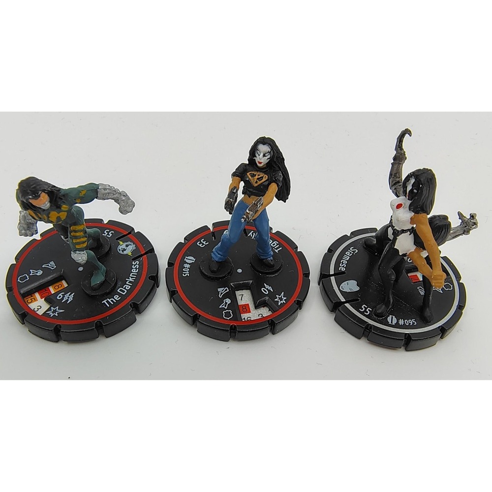HeroClix The Darkness Lily Siamese Figure Lot WizKids Game Miniatures Set Of 3